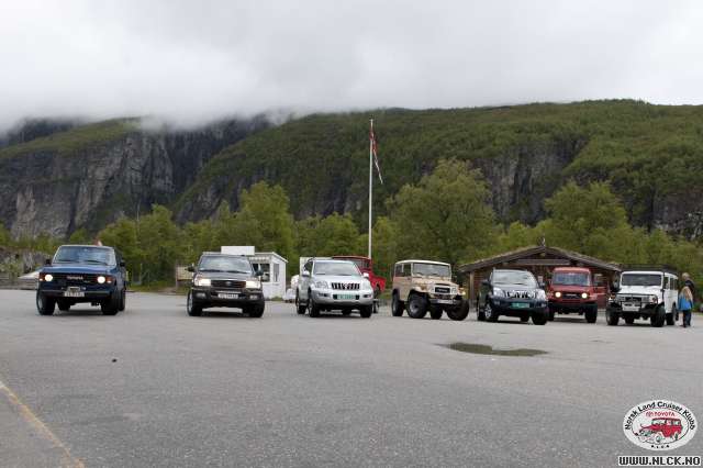 Stopp på toppen av måbødalen